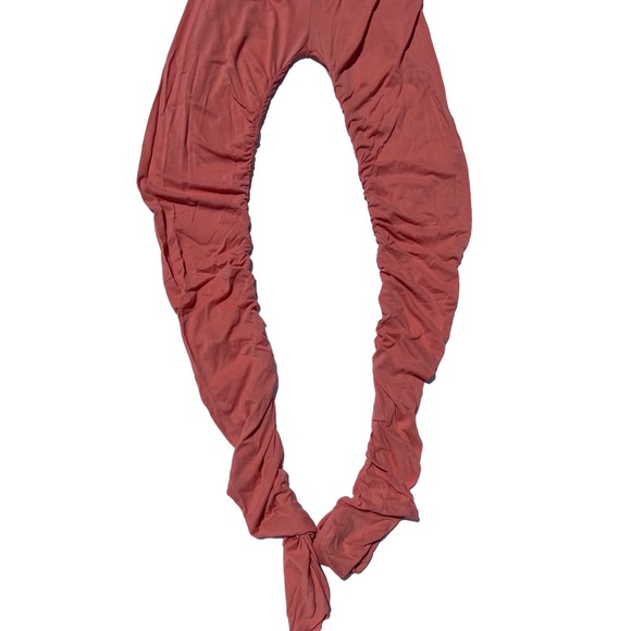 Isabel Marant Slim Pink Ruffle Flutter Knit Max Yoga pants No 1501, Size 42 - Picture 4 of 9